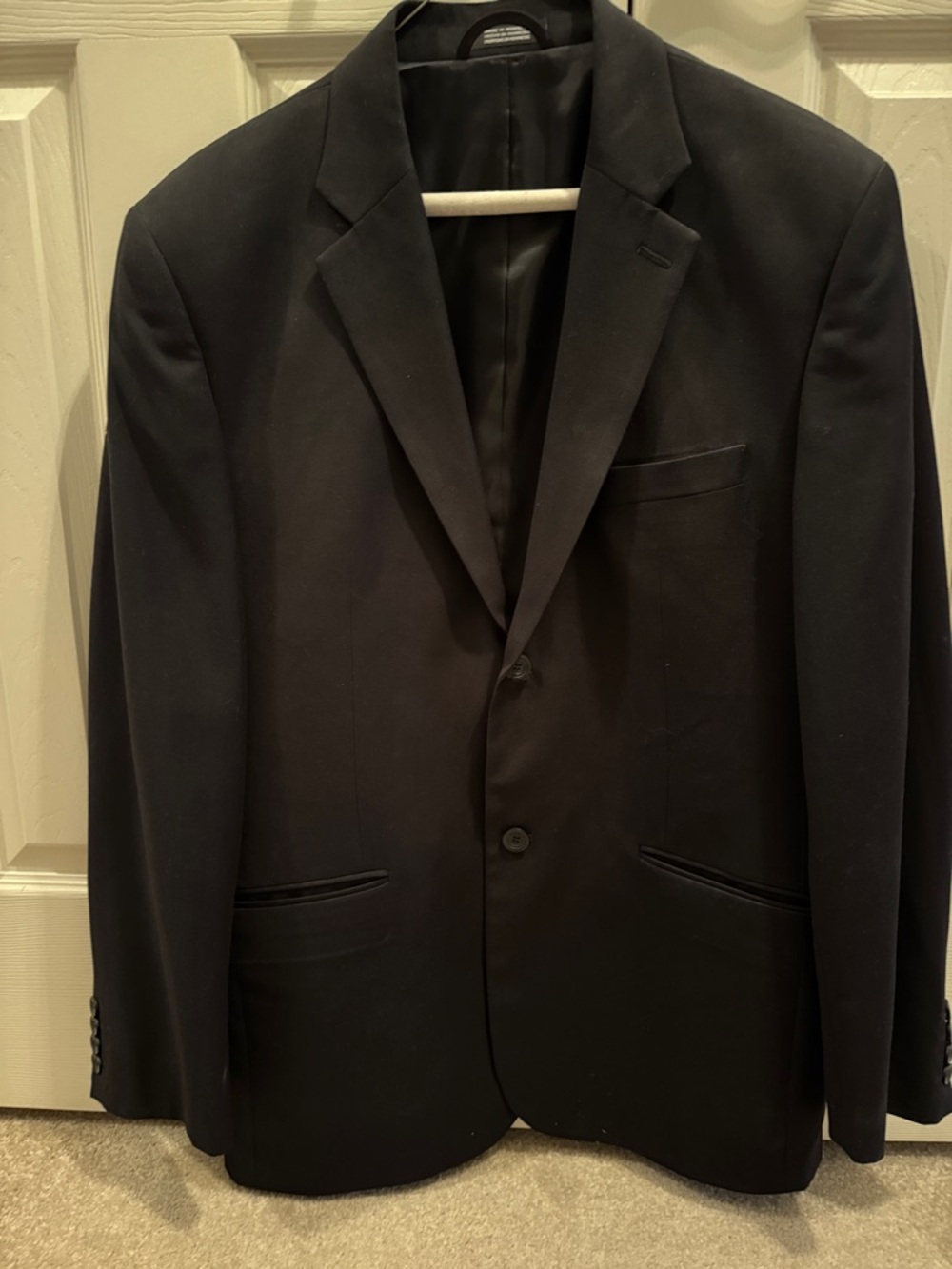 Claiborne Men's Black Two-Button Sport Coat